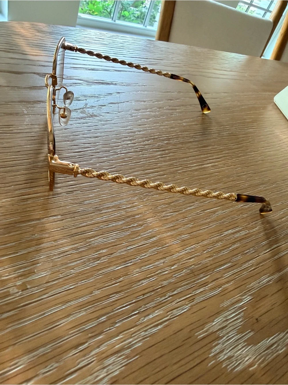 AUREUM Gold Frame Sunglasses with Truffle Gradient Lenses